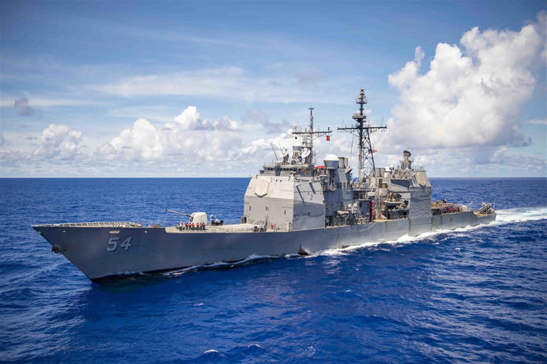 Archieffoto van de USS Antietam. © ANP